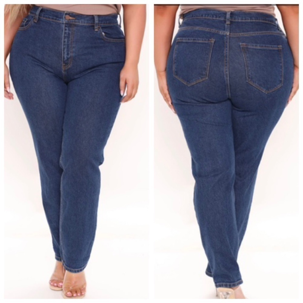 Fashion Nova - I Got It From My Mama Jeans - Size 7/28 NWT​​​​​​ - Picture 13 of 16